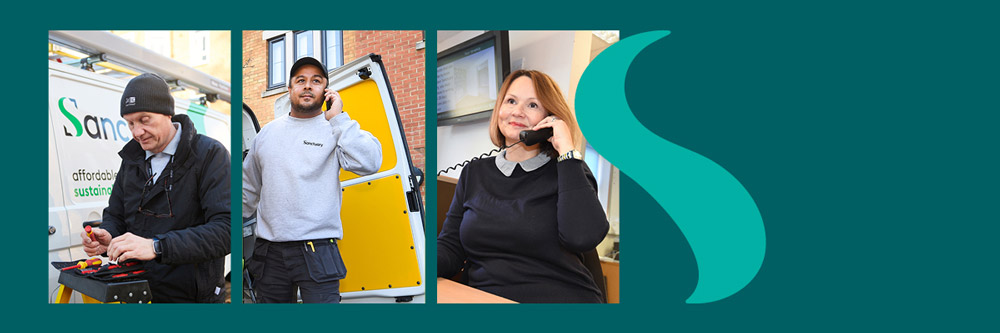 Property Services tradespeople Various Sanctuary staff working for our Property Services teams