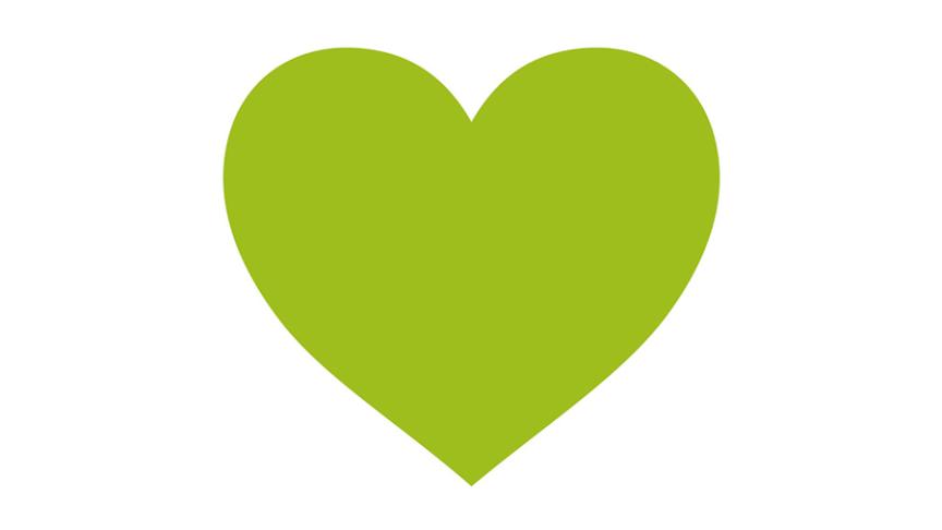 A green heart