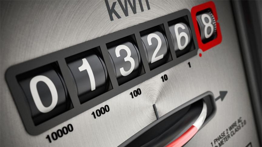 Stock image of a energy pre-payment meter Stock image of a energy pre-payment meter
